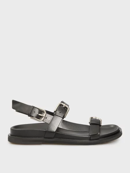 Шкіряні босоніжки Prpy чорні