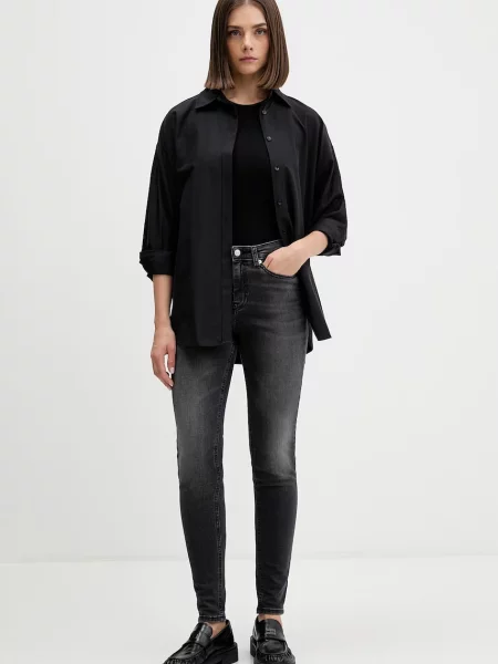 Tommy Jeans rifle skinny dámske čierna