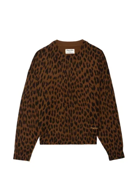 Pulover Zadig&voltaire cu model leopard maro