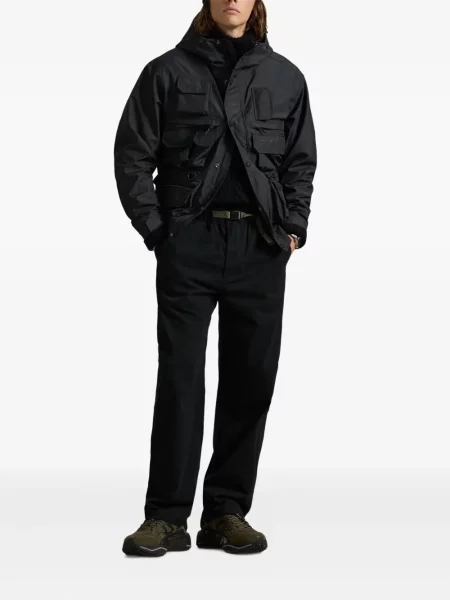 Ριγέ polo Polo Ralph Lauren με κουκούλα με αυτόγραφο λευκό
