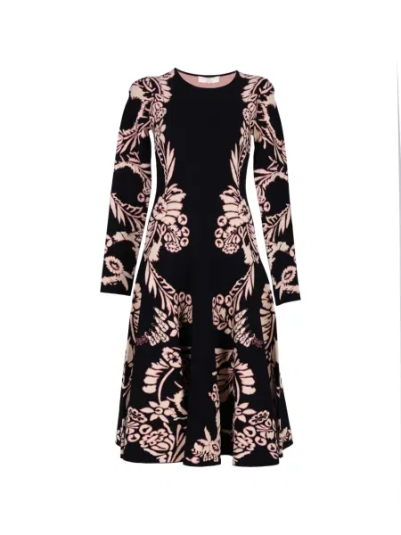 Rochie midi Ulla Johnson din jacard negru