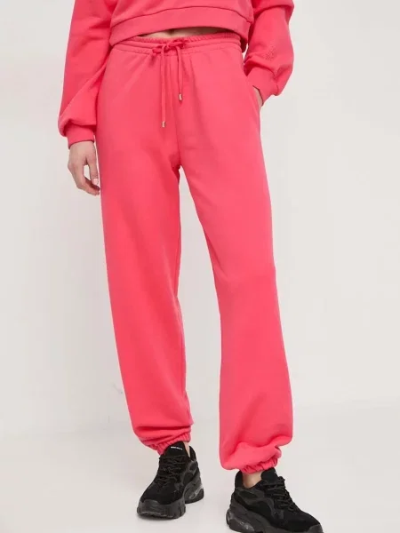 Patrizia Pepe pantaloni de trening roz