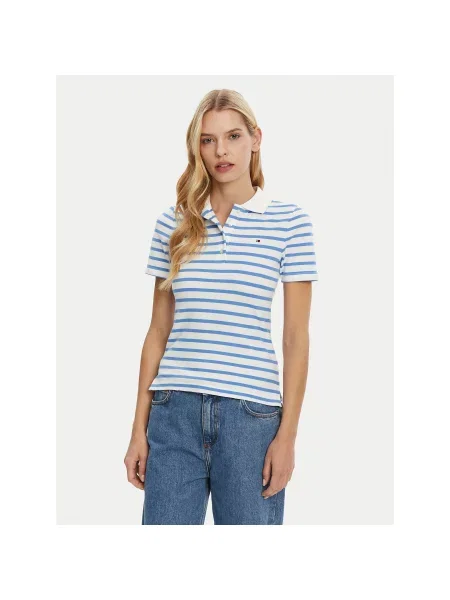 Tommy Hilfiger Polo marškinėliai Žydra Slim Fit