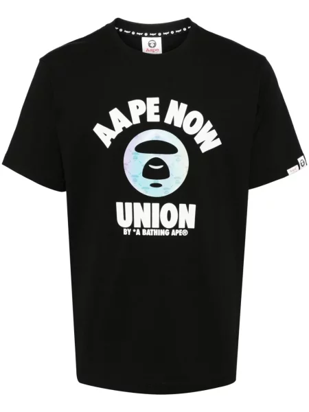 Tricou Aape By A Bathing Ape cu imagine negru