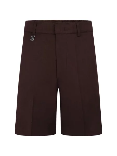 Szorty dziecięce Zeco Schoolwear brązowe