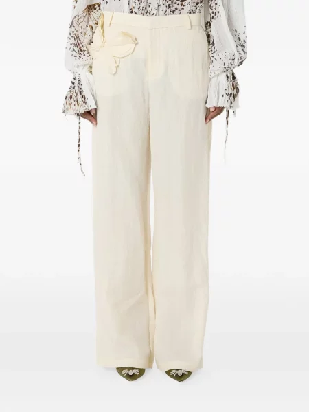Pantaloni Blumarine cu aplicații