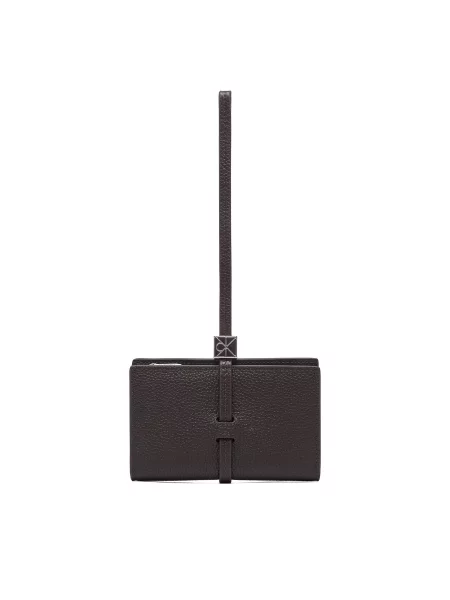 Calvin Klein Pénztárca Emblem Hw Pebble Wallet On Strap barna