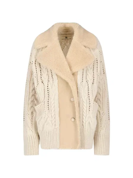 Gulerat cardigan Ermanno Scervino tricotate