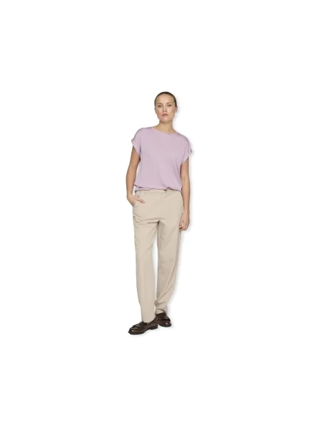 VILA Tricou VIELLETTE mov liliachiu violet