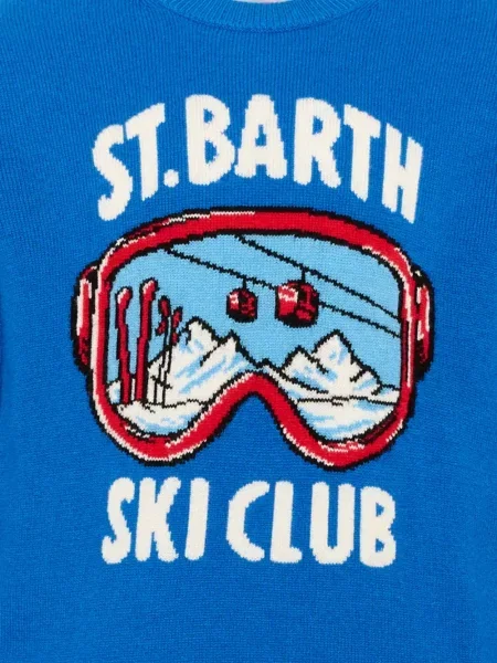 Sweter dziecięcy Mc2 Saint Barth niebieski