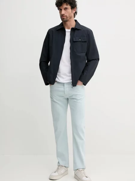 Pepe Jeans jeansy STRAIGHT JEANS BYRON niebieskie