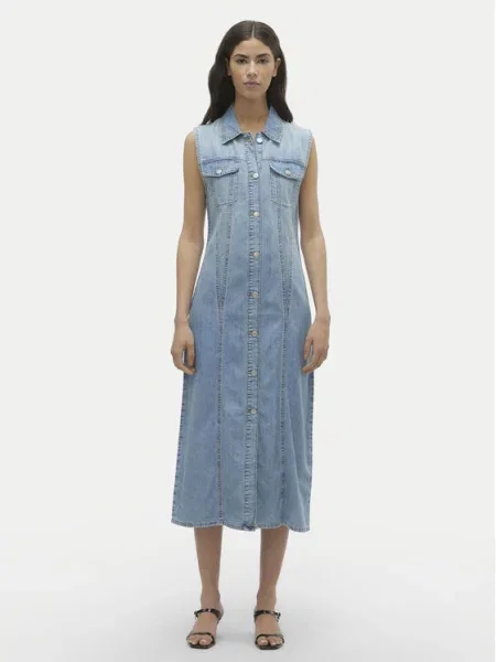 Vero Moda Джинсова сукня Zadie Голубий