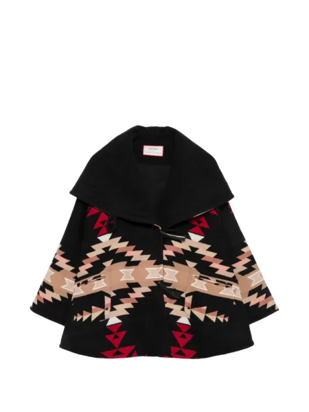 Geacă Lindsey Thornburg cu imprimeu geometric negru