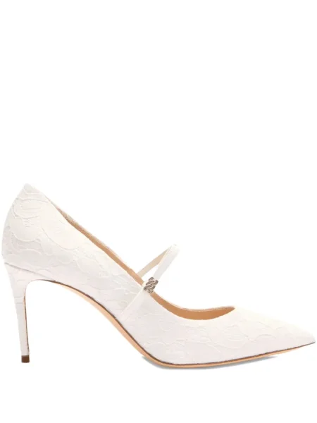 Pantofi cu toc Casadei alb