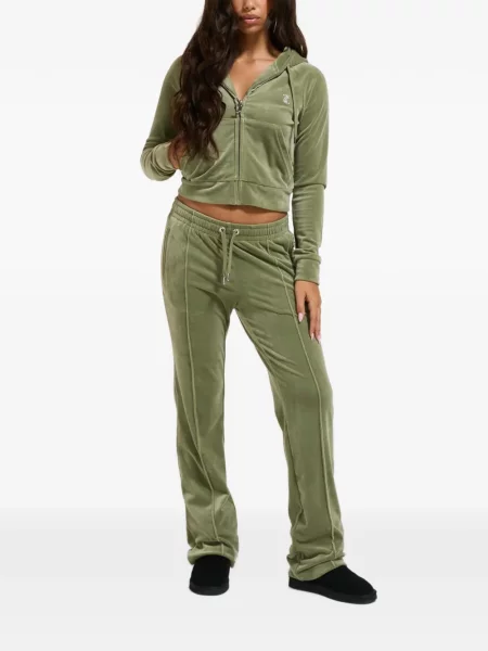 Hanorac cu glugă Juicy Couture verde