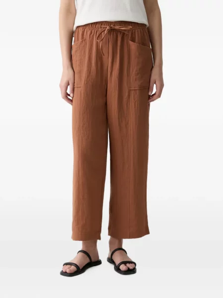 Decupat pantaloni Benetton cu cordon maro