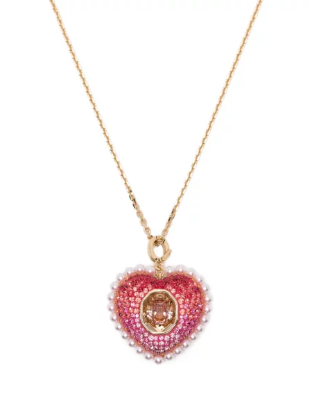 Szív mintás medál Swarovski