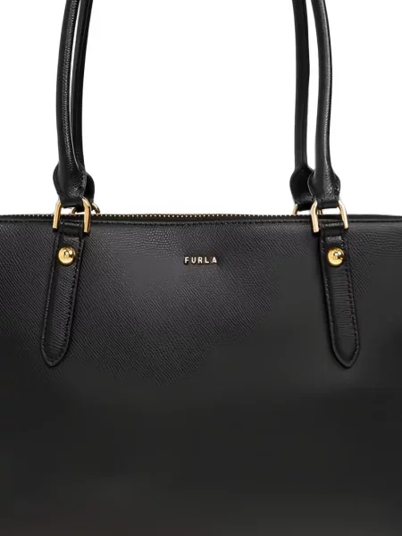 Geantă shopper Furla din piele negru