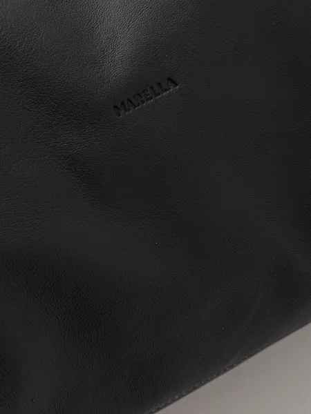 Кожаная сумка Marella серая