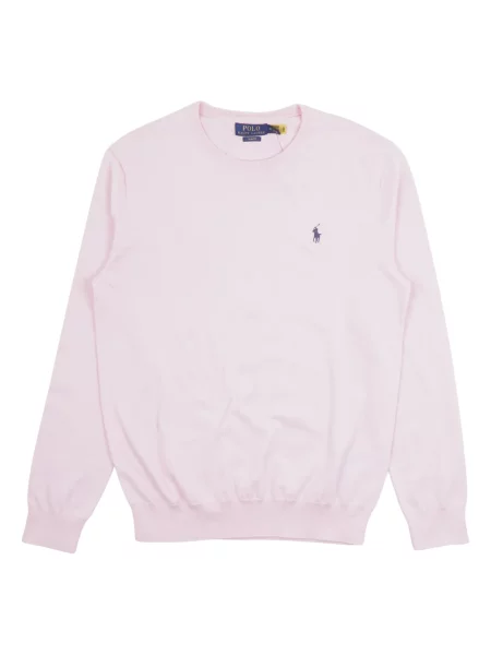 Długi sweter Polo Ralph Lauren różowy
