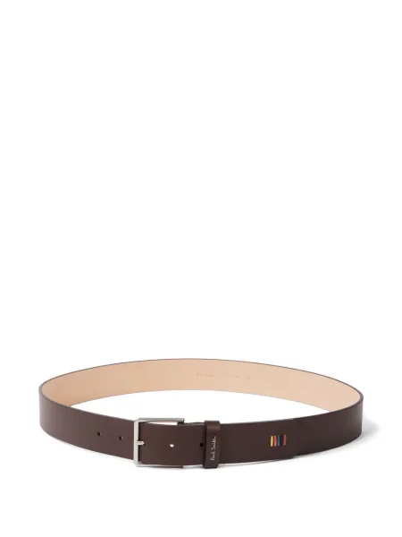 Curea Paul Smith cu dungi maro