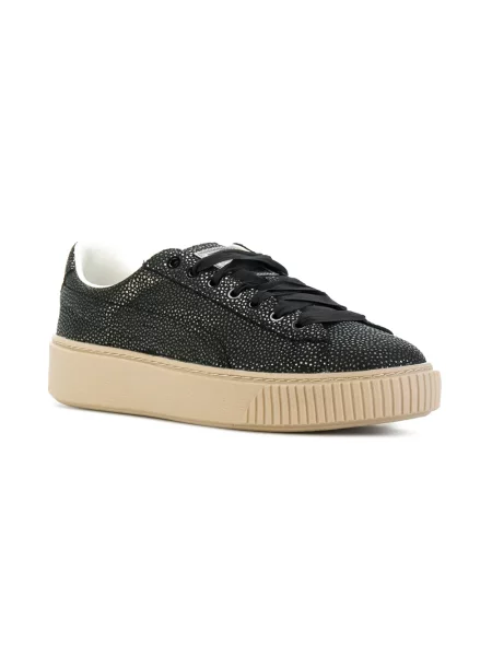 Sneakerși Puma Platform cu platformă negru