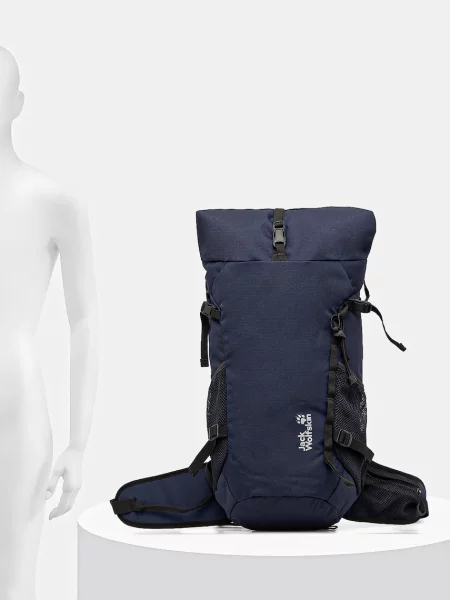 Большой рюкзак Jack Wolfskin с принтом синий