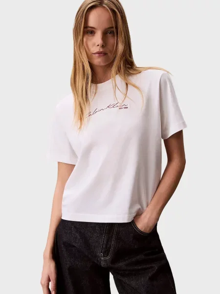 Футболка Calvin Klein Jeans біла