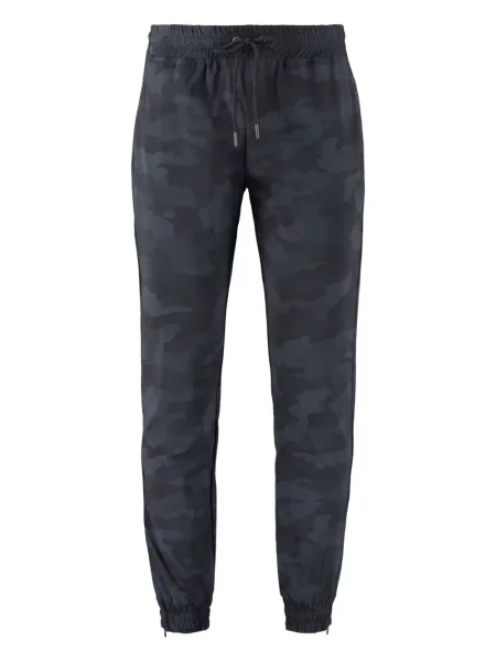 Pantaloni The (alphabet) cu model camuflaj albastru