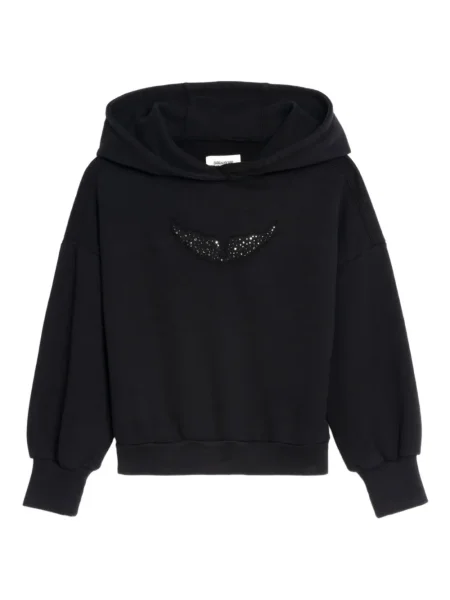 Bluza z kapturem dziecięca Zadig & Voltaire czarna