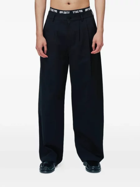 Pantaloni Off Duty plisate negru