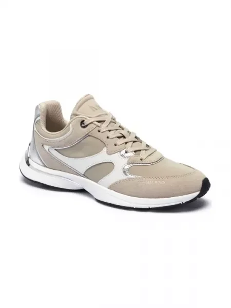 Michael Kors Sneakers tornacipő RILEY bőr hozzáadásával