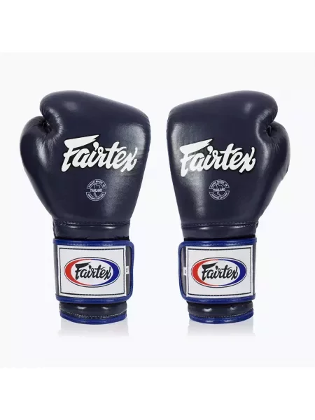 Rękawice bokserskie Fairtex Heavy Hitter's Mexican Style blue niebieskie