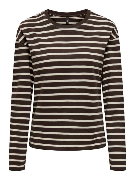 ONLY Majica ONLNEW SOPH LIFE kremna rjava