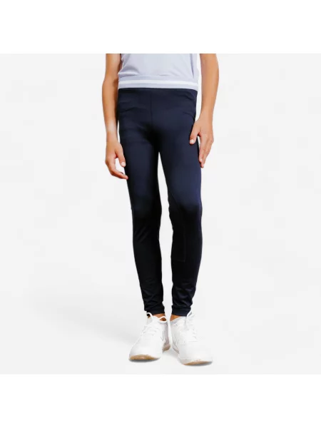 Legginsy jeździeckie dla dzieci Fouganza lekkie niebieskie
