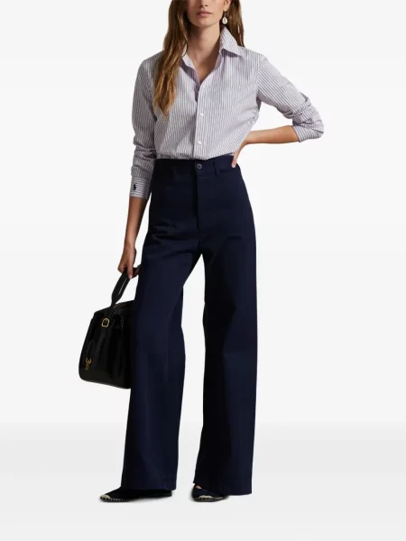 Căciulă Polo Ralph Lauren cu broderie tricotate de costum albastru