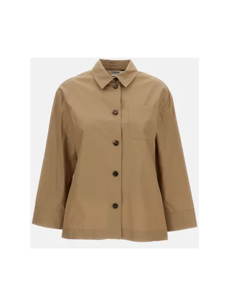 Kurtka koszulowa Max Mara beżowa