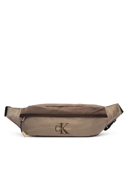 Cu centură curea Calvin Klein bej