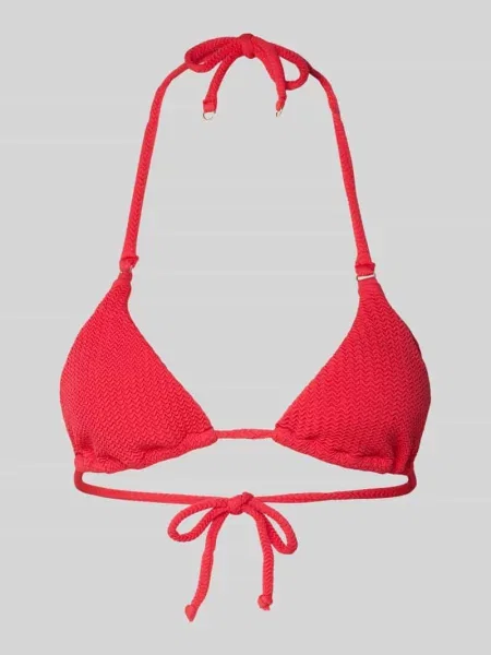 Top bikini z fakturowanym wzorem model ‘Dive’ Seafolly czerwony