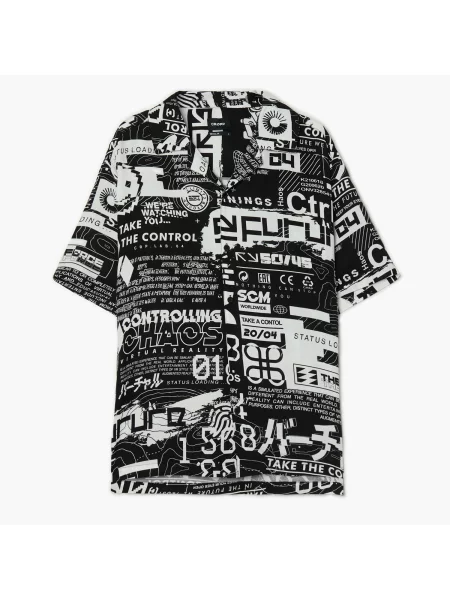 Рубашка Cropp черная