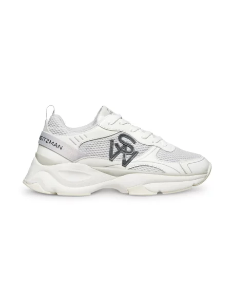 Sneakersy Stuart Weitzman skórzane szare