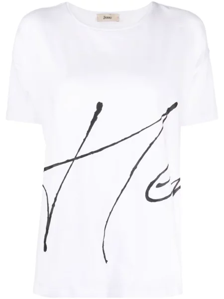 Tricou Herno cu imagine cu decolteu rotund
