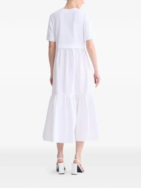 Rochie midi Patou până la genunchi de costum alb