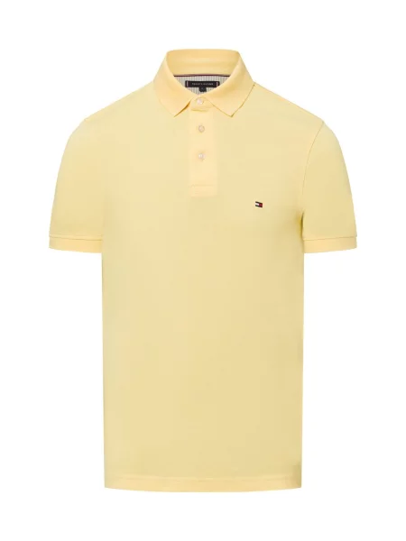 Tommy Hilfiger koszulka polo Mężczyźni jednolity XXXL żółty