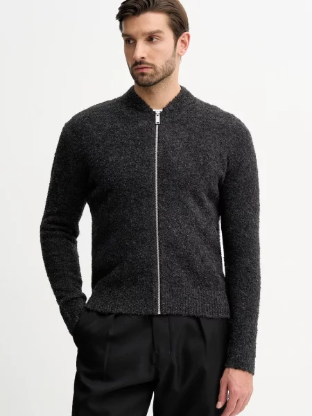 Jopica s primesjo volne Sisley siva