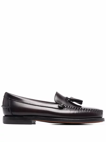 Pantofi loafer Sebago din piele roșu