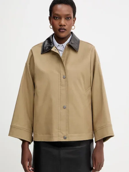 Weekend Max Mara geacă DOREMA de tranziție verde