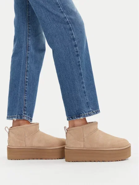 Ugg Hótaposó Classic Ultra Mini Platform bézs