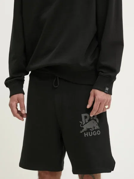 HUGO pantaloni scurti din x RACING BULLS barbati negru