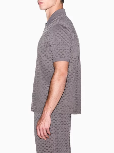Поло Armani Exchange коричневий